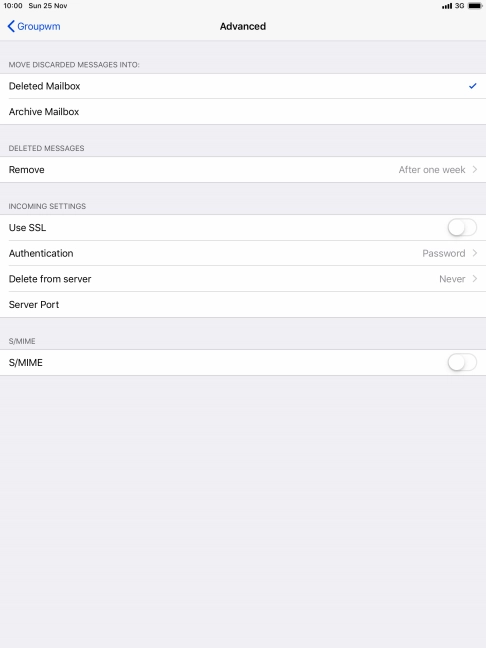 Press Authentication.