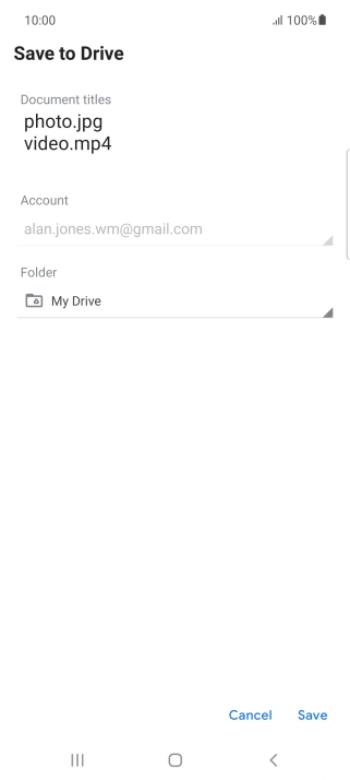 Press the field below 