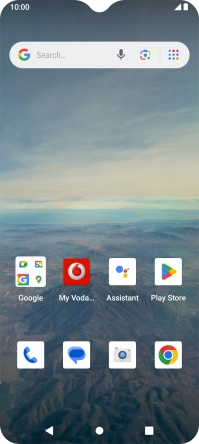 Press the Application key.