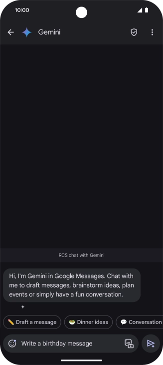 Write or say in your own words which topic you would like to use.