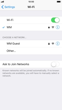 Press the Home key to return to the home screen.