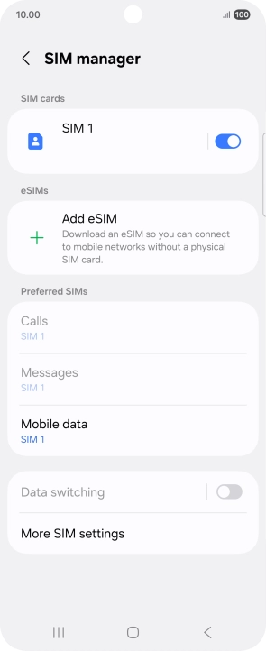 Press Add eSIM. Press Add eSIM.