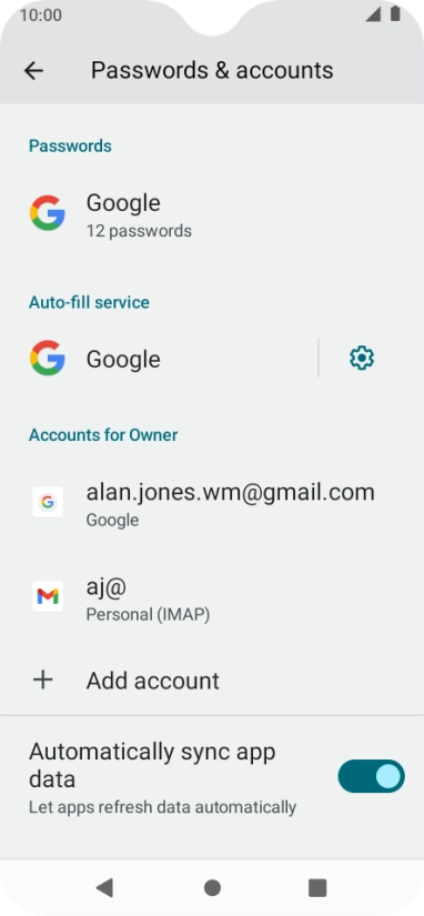 Press the Home key to return to the home screen.