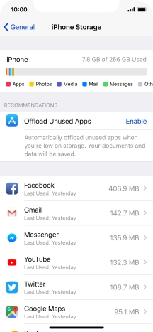 Press the required app.