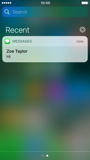 Press the required notification and follow the instructions on the screen to use the selected function.