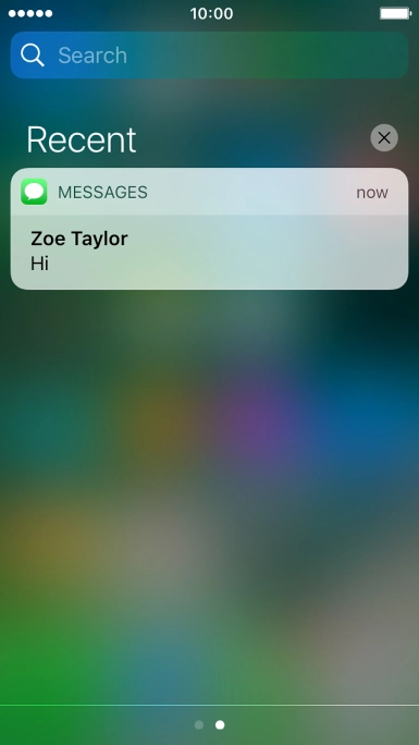 Press the required notification and follow the instructions on the screen to use the selected function.