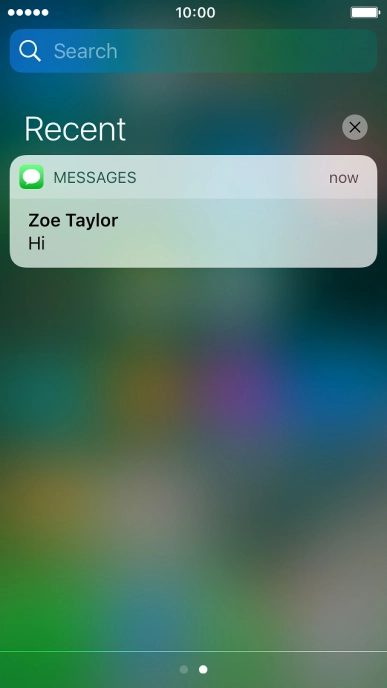 Press the required notification and follow the instructions on the screen to use the selected function.