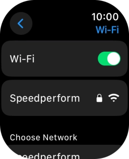 Press the Digital Crown to return to the home screen.
