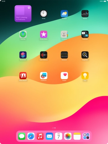 If you're using a Widget Stack: slide up or down on the stack to select the required widget.