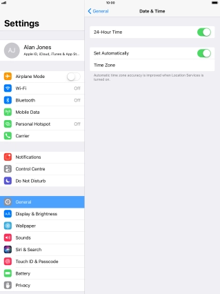 Press the Home key to return to the home screen.