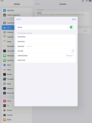 Press Authentication.