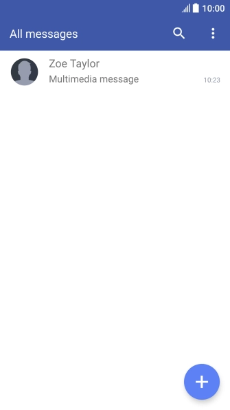 Press the new message icon.