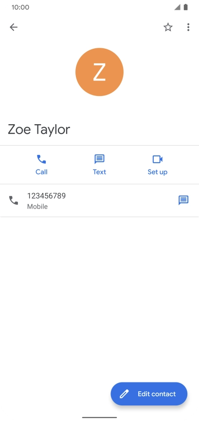 Slide your finger upwards starting from the bottom of the screen to return to the home screen.