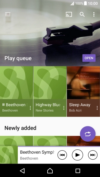 Slide your finger right starting from the left side of the screen. Slide your finger right starting from the left side of the screen.