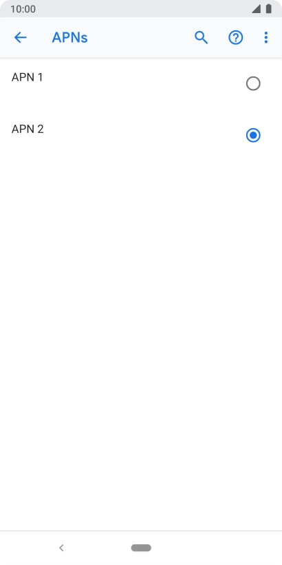 Press the Home key to return to the home screen.