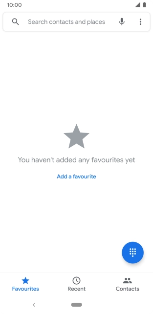 Press the menu icon.