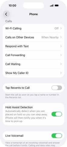Press Show My Caller ID.