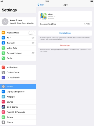 Press the Home key to return to the home screen.