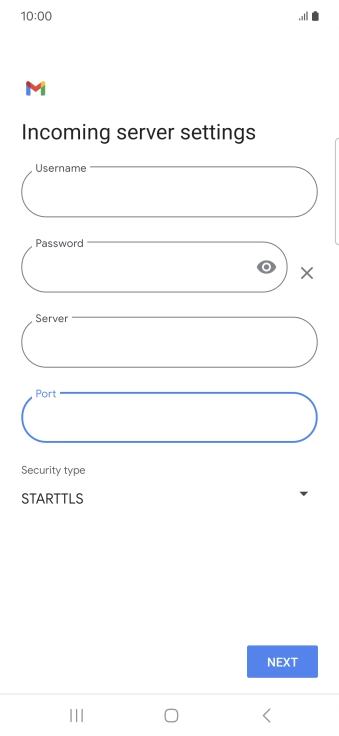 Press the drop down list below 