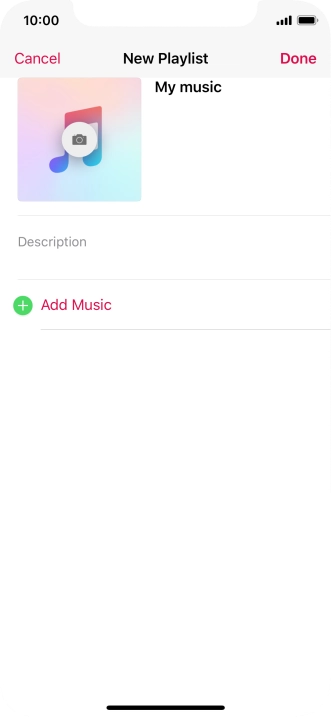Press Add Music.