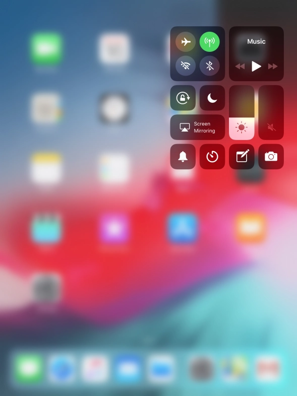 Press the sound mode icon to turn silent mode on or off.