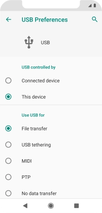 Press File transfer.