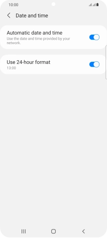 Press the Home key to return to the home screen.