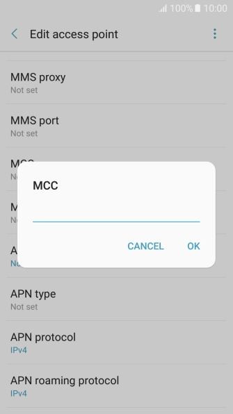 Key in 505 and press OK.