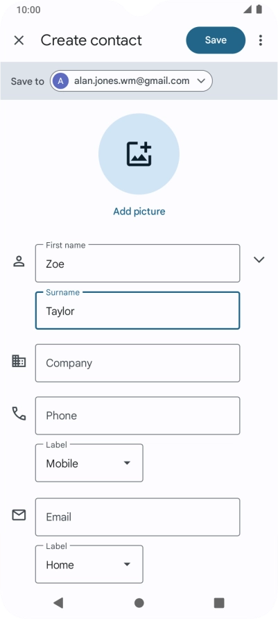 Press Phone and key in the phone number.