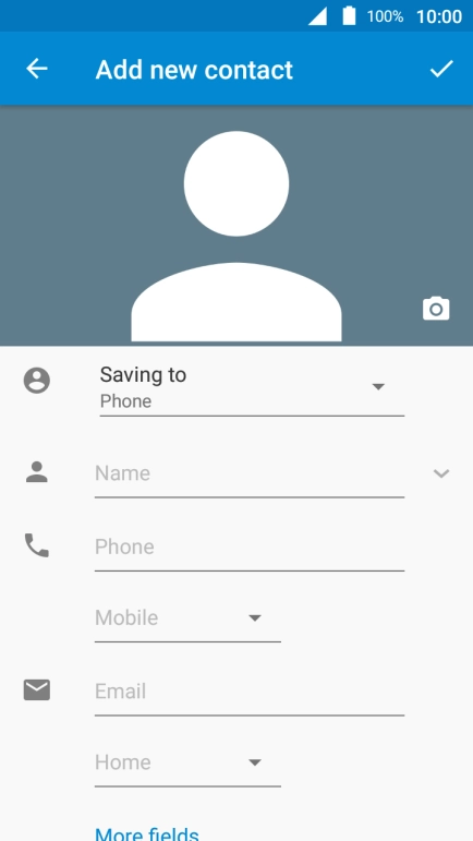 Press the address book drop down list.