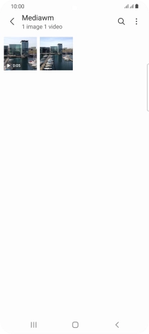 Press and hold any picture or video clip.