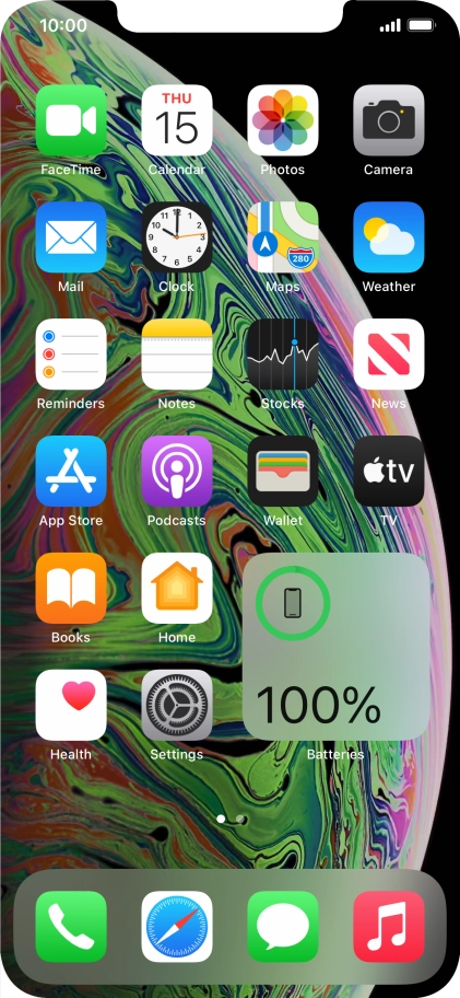 If you're using a Widget Stack: slide up or down on the stack to select the required widget.