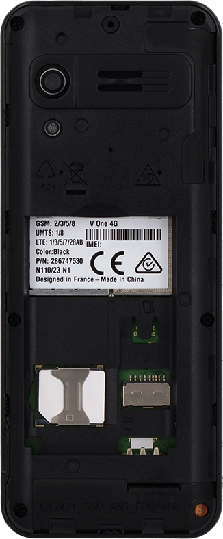 Slide your SIM into the SIM holder.