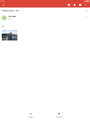 Press the Home key to return to the home screen.