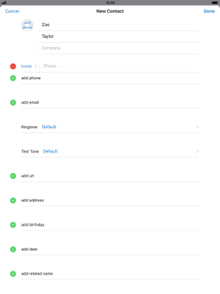 Press Phone and key in the required phone number.