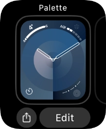 Slide your finger left on the screen.