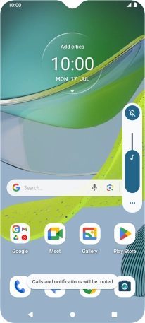 Press the sound mode icon.