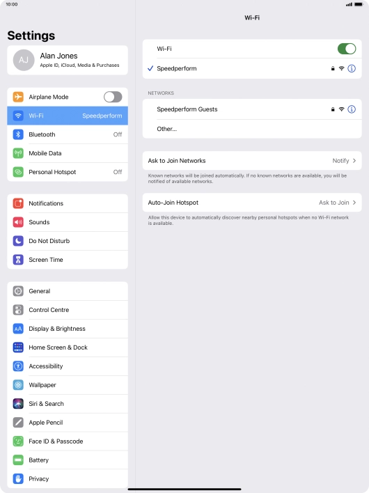 Slide your finger upwards starting from the bottom of the screen to return to the home screen.