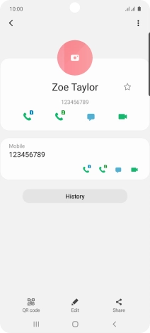 Press the Home key to return to the home screen.