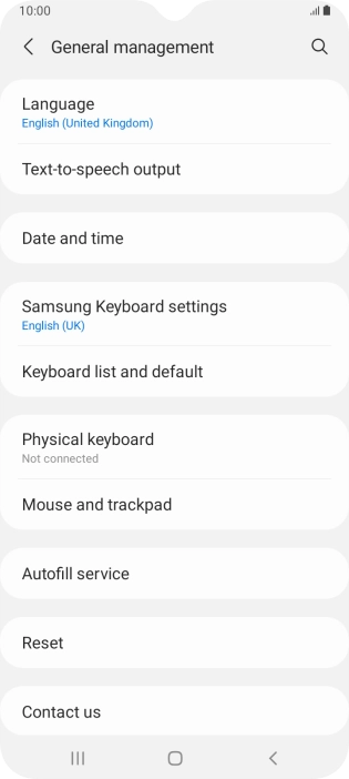 Press Date and time.