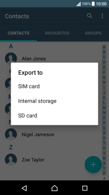 Press SIM card.