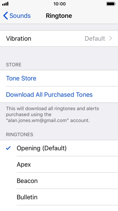 Press the required ring tones to hear them.