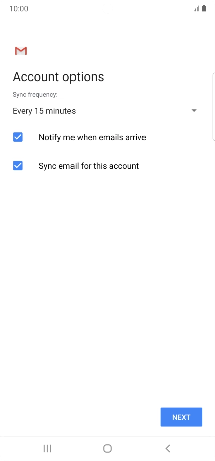 Press the drop down list below 