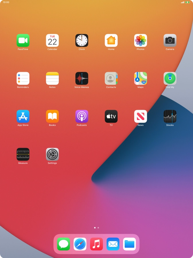 When the battery charging icon is displayed, the battery is charging.