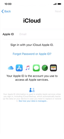 Press the field next to 