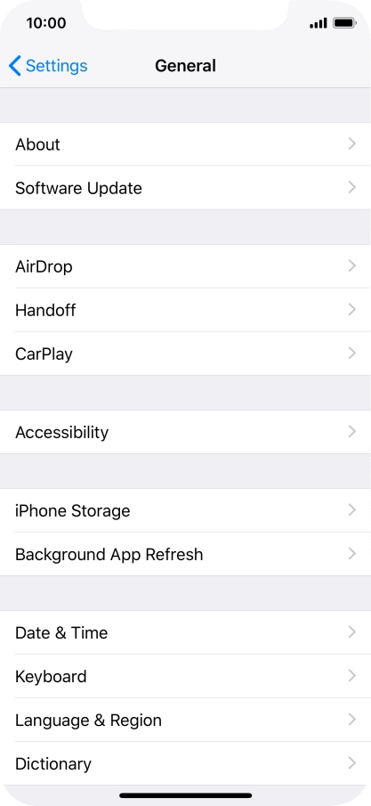 Press iPhone Storage.