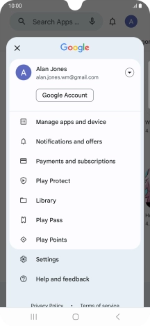 Press Manage apps and device.