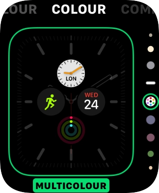 Press the Digital Crown twice to return to the home screen.