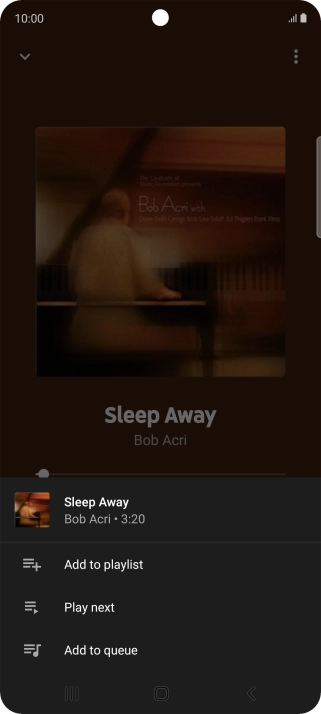 Press Add to playlist. Press Add to playlist.