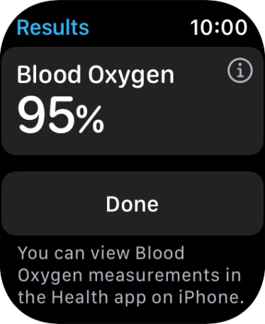 Your result is displayed on the screen.